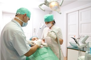 sterilitás implantáció behelyezésekor